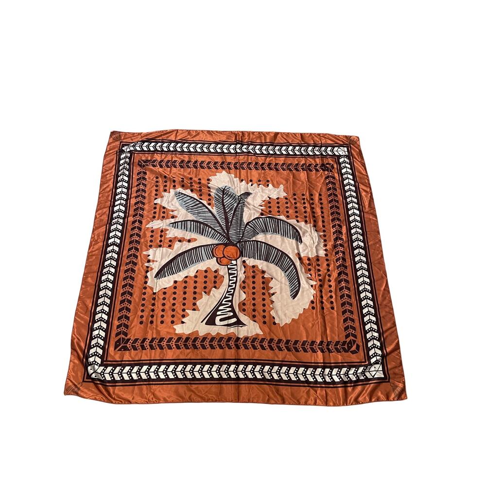 Tropical Palm Print Swim One Piece